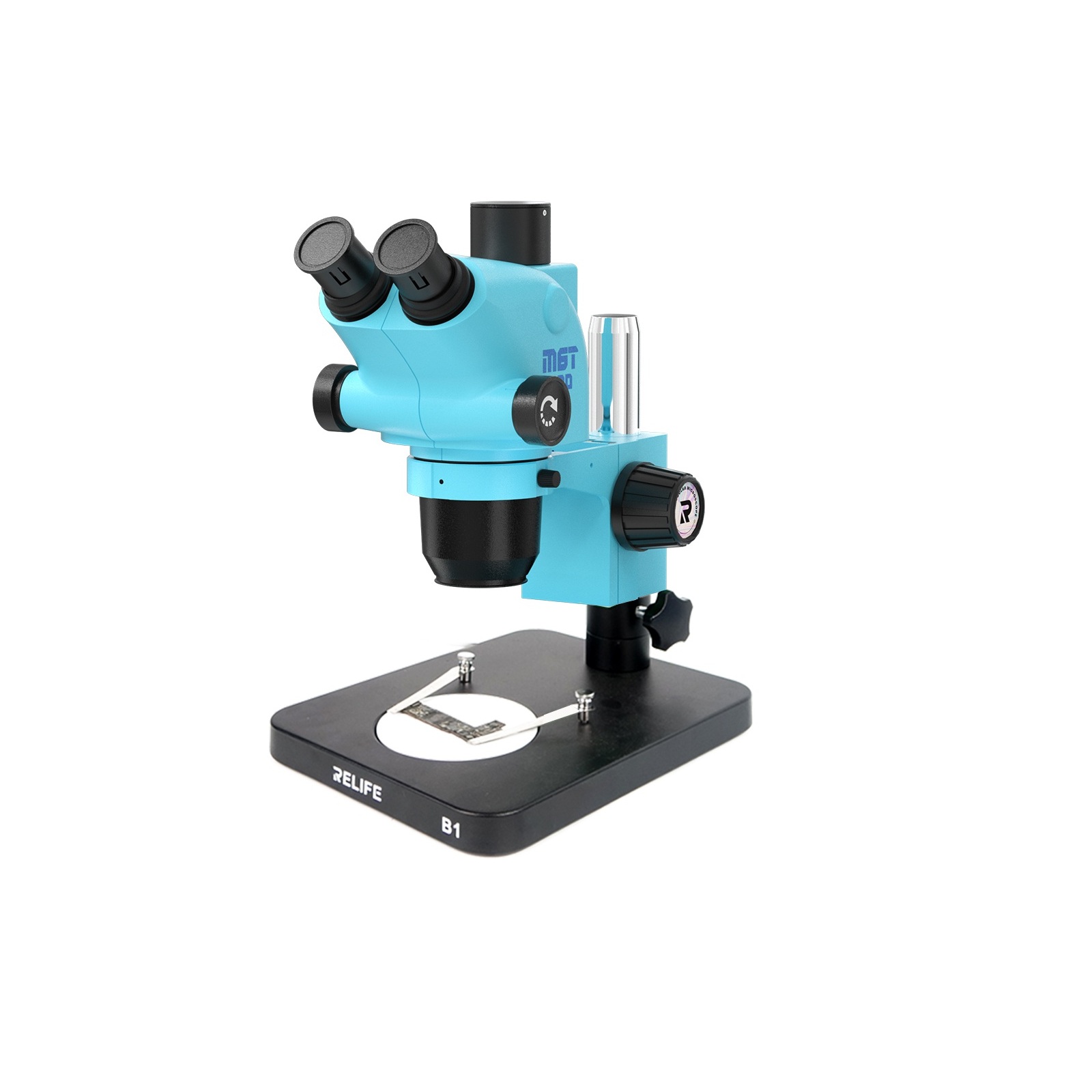 Stereo Trinocular Microscope Pcb - Microscópio Estéreo Trinocular HD RL-M6T Pro-B1