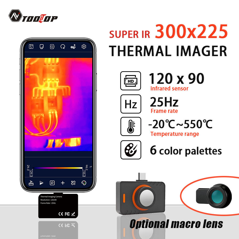 TOOLTOP T5 Super IR 300*225 Câ - Thermal Imaging Camera Pcb Repair avaliação e preço