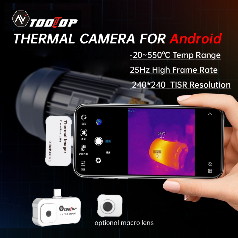 Tooltop t3 câmera térmica infr - Thermal Imaging Camera Pcb Repair avaliação e preço