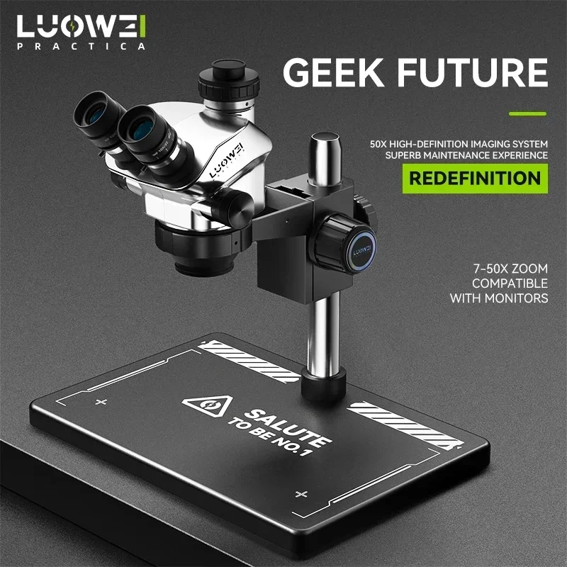 Luowei TR02-B3TV microscópio e - Stereo Trinocular Microscope Pcb avaliação e preço
