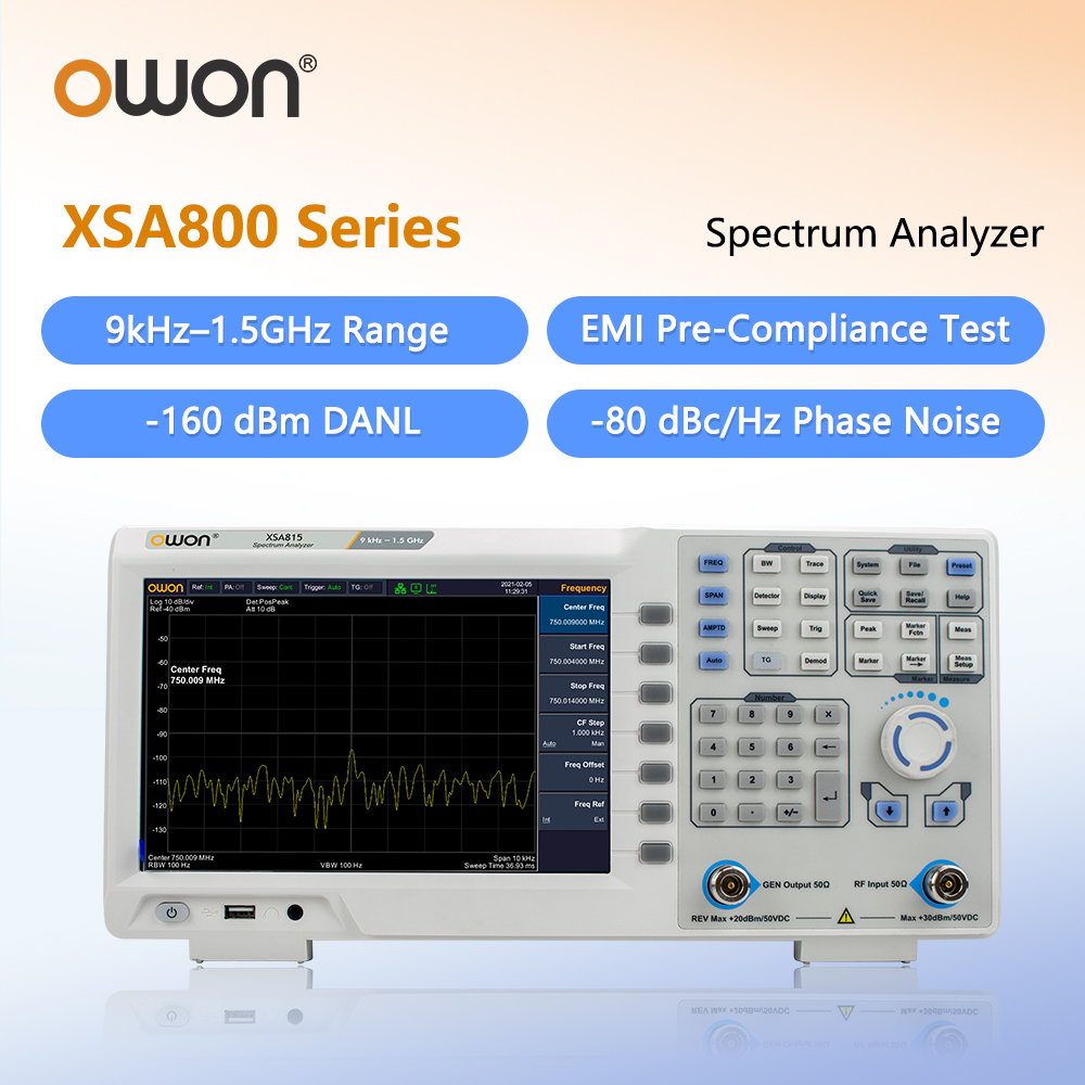 Analisador de Espectro OWON co - Signal Generator Spectrum Analyzer avaliação e preço
