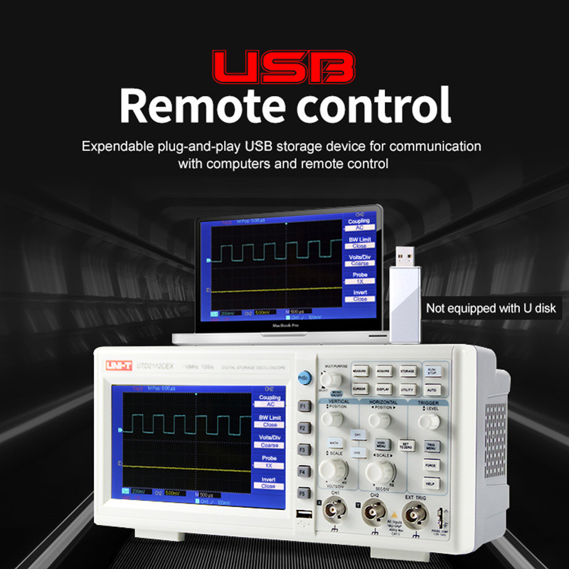 Osciloscópio digital UNI-T utd - Digital Storage Oscilloscope 100Mhz avaliação e preço