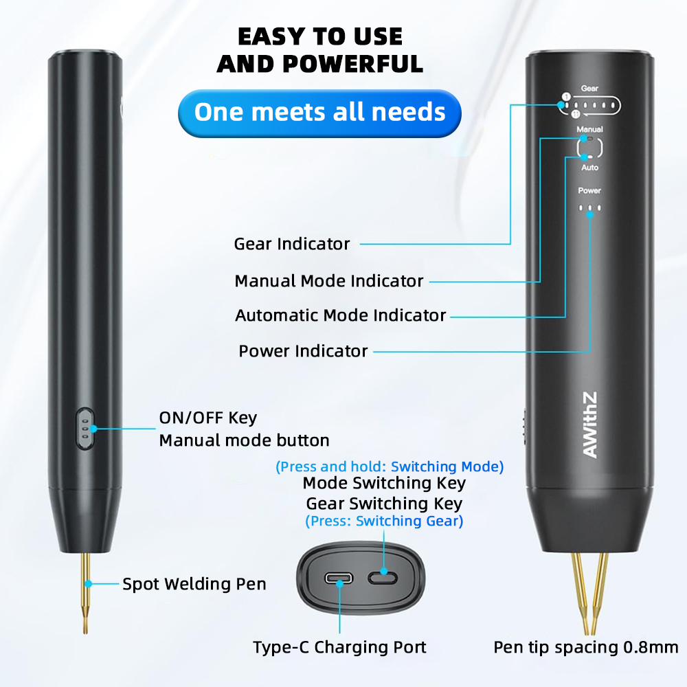 Awithz portátil bateria ponto  - Spot Welder 18650 Battery Pack avaliação e preço