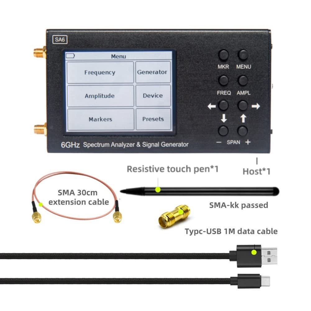 Analisador de Espectro SA6 6GH - Signal Generator Spectrum Analyzer avaliação e preço