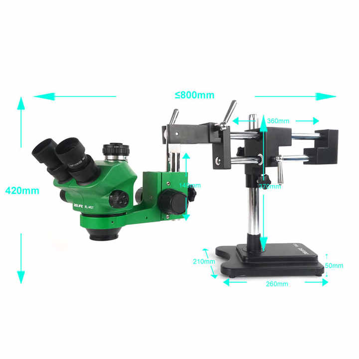 Microscópio Estéreo Trinocular - Stereo Trinocular Microscope Pcb avaliação e preço