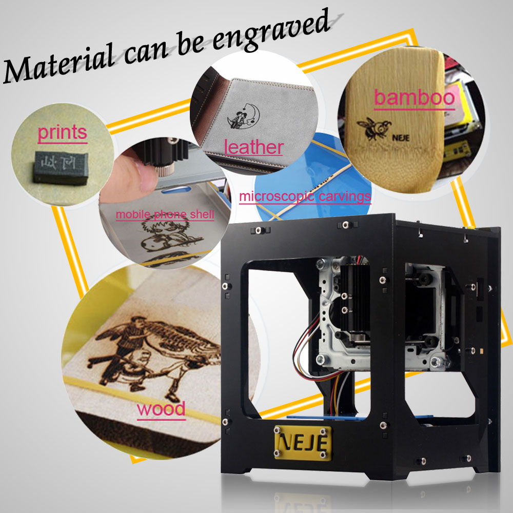 Neje 500mw mini roteador cnc c - Mini Laser Engraver Cnc Router avaliação e preço