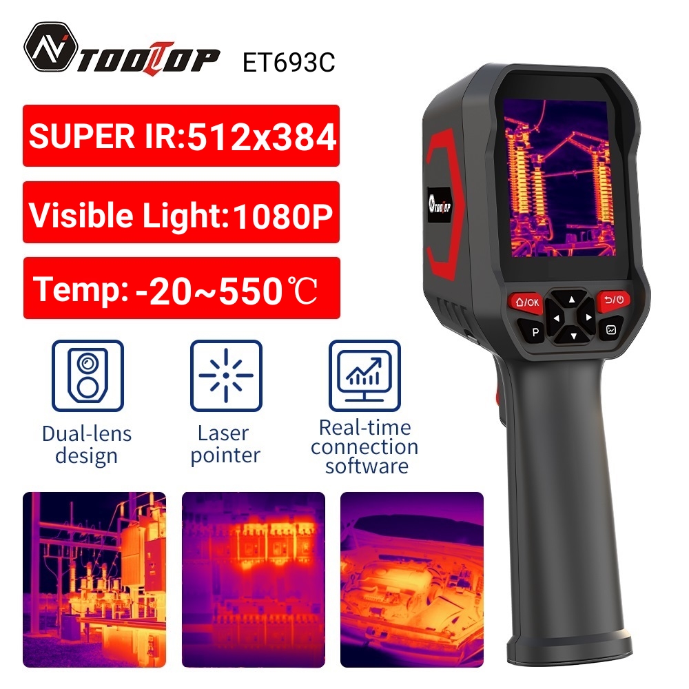 Câmera Térmica TOOLTOP ET693C  - Thermal Imaging Camera Pcb Repair avaliação e preço