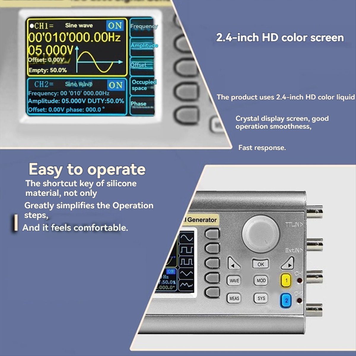Amigável! Novo Gerador de Sina - Function Arbitrary Waveform Generator avaliação e preço